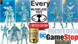 Every DC Multiverse McFarlane Toys Gamestop Exclusive Frostbite Limited Edition Comparison List