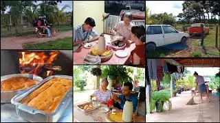 LEVANTO 5:00 DA MANHÃ PRA FAZER ALMOÇO E CAFÉ/ELES TRABALHAM NA RUA/ESSE PÃO VAI TE SOCORRER
