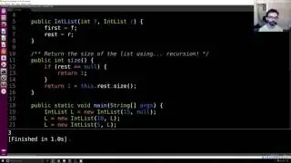 [Lists1, Video 8] IntList size