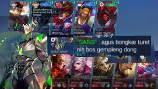 Mau Digendong Argus No Hand Gempleng dong ❗Mobile Legends