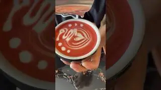 TEBAK GAMBAR APA? [Red Velvet Latte Art Jago Minuman] #latteart