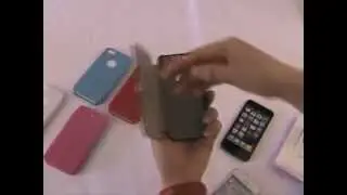 iPhone 5 leather wallet case cover