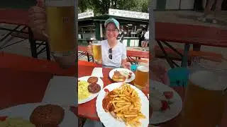 Abbiamo MANGIATO e BEVUTO tantissimo! #biergarten a #friburgo 🍻🥨 #birra #germania #travel #camper