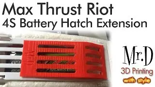 4S battery hatch extension for the Max Thrust Riot, ArtTech Devil, or Horizon Hobby Aire-Batix