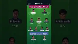 TGC vs LKK Dream11 Prediction || TGC vs LKK || TGC vs LKK Prediction ||