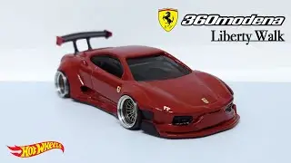 Ferrari 360 Modena Liberty Walk  l  Hot Wheels Custom