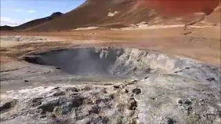 Hverir Geothermal Area in North Iceland