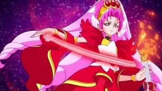 [1080p] Precure Phoenix Blaze! (Cure Scarlet Attack)
