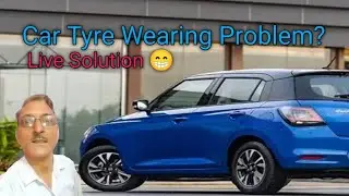 Car Tyre Wearing Problem Live Solution// Alignment Guru