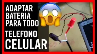 ⚡Como ADAPTAR BATERIA 🔋 para cualquier TELEFONO CELULAR o TABLET