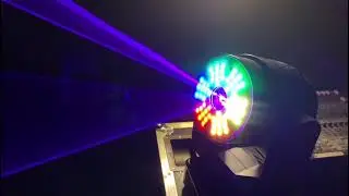 Laser light display.