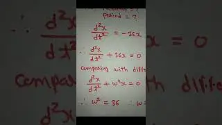 Numerical From Oscillation - Find Frequency and Period