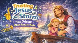 Don&rsquo;t Be Afraid! 🌊 Trust Jesus in the Storm | Fun Kids Jazz Song ⛈️🎷