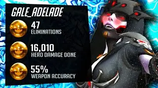 Gale Cassidy and Widow - 47 elims! [ Overwatch Season 32 Top 500 ]