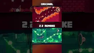 Electrodynamix: Original vs Remake (Meka Dynamism) | Geometry Dash 2.2 #shorts