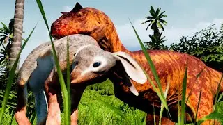 Vida de Carnotauro Jovem Destemido, Família Perdida e o Estego Delicioso | The Isle Evrima | (PT/BR)