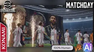 AI vs HUMAN😰😱🔥 #gamer #esports #football #konami #efootball #ai #match #video #viral #trending #yt