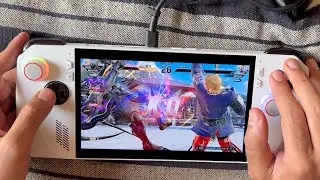 Steve Fox vs Yoshimitsu Tekken 8 Gameplay On My HandHeld Asus Rog Ally