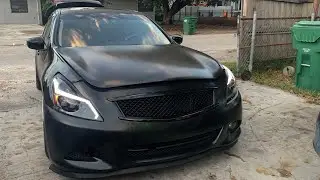 My CLAPPED OUT Infiniti g37 gets a mesh front grill for $70