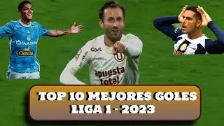 TOP 10 MEJORES GOLES DE LA LIGA 1 2023 | Fútbol Blanquirrojo TV.