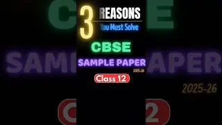 CBSE Class 12 Maths Sample Paper 2025-26 Solution 🔥 | CBSE Board Exam 2026 🎯 | CBSE Sample Paper