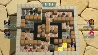 Super Bomberman R Solid Snake and Raiden 4 player online versus battle