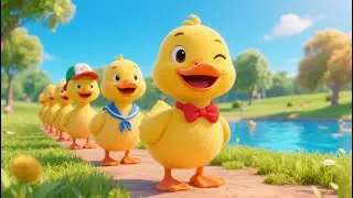 Vịt Con Xếp H&agrave;ng 🐥 B&agrave;i H&aacute;t Thiếu Nhi Dạy B&eacute; Th&oacute;i Quen Tốt | Nhạc 3D Vui Nhộn Cho B&eacute; Ngoan