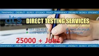 Direct Testing Service - DTS Jobs 2019  -  25000  Jobs
