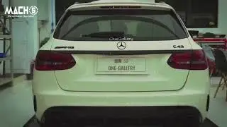 MACH5performance X BENZ AMG W205 C43 O/GPF DELETE PIPE #MACH5