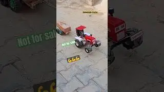 Swaraj homemade tractor trolley heavy load pull#tractor