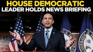 Hakeem Jeffries LIVE | Addresses Nation in Surprise Press Briefing | What He Just Revealed Watch...