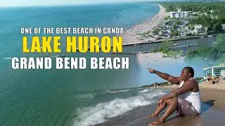 Exploring Grand Bend Beach | Lake Huron, Canada Travel Vlog 2025