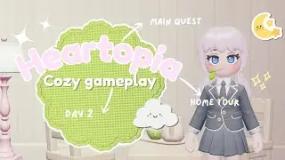 ◟ `` 🌸  ⸝⸝ heartopia tiny home tour + main quests⠀˒  cozy gameplay 🍡 ◞ ☆