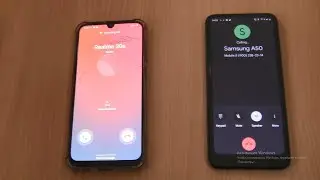 Over the Horizon Incoming call & Outgoing call at the Same Time Samsung Galaxy A50+Realme 30s