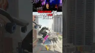 THREADING THE NEEDLE LIVE ON STREAM !! #skate #skateboarding #ea
