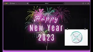 Wish you all Happy New Year 2023!!! using HTML, CSS & JS