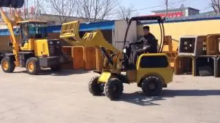 Mini farm battery driving electric radlader hoflader 48V 300AH