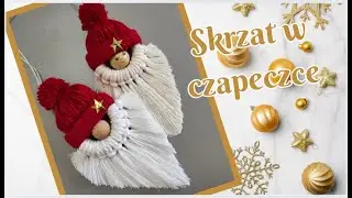 Skrzat w czapeczce #Makrama #BożonarodzenioweDIY