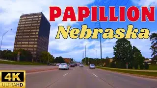 Highway Driving Tour | 72nd Street Northbound | Papillion to Omaha, Nebraska | USA | Hiking Travel
