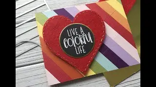 April Notes | Creating Rainbow Cards Without A Rainbow Die