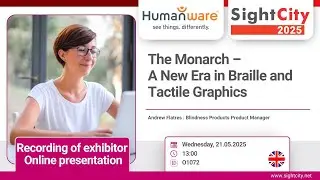 SightCity 2025: The Monarch - A new era in Braille and tactile graphics (O1072)