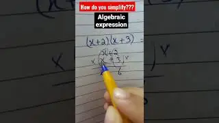 🤔How to simplify algebraic expression??? Algebriac expressions / Short tricks # shorts #shortsfeed