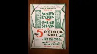 “Up In The Clouds” (1927) on piano roll played by Victor Arden