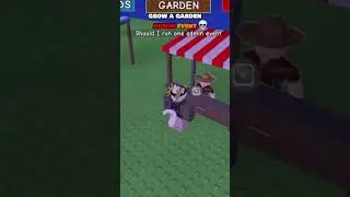 Grow a garden Admin event 💀 #roblox #wogloni  #growagarden