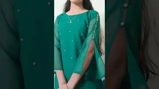 slit sleeves design ✨| pearl sleeves  design 2023 😍 #sleevesdesign