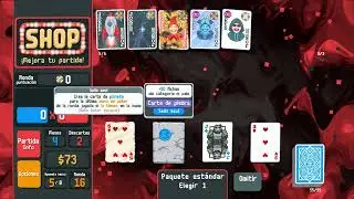 Balatro - BlueDeck Gold Stake Run (Trying Getting C++ Achivement)