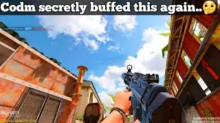 Codm secretly buffed this again?...🤔