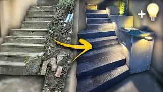 AVANT/APRÈS ESCALIER EXTÉRIEUR !