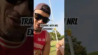 NRL Experience Joins Our Training Session 🏉 #nrl #rugby #training