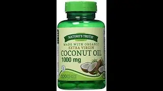 Nature's Truth Extra Virgin Coconut Oil 1000 mg, 100 Count
